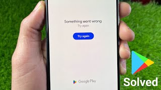 How to Fix Play store something went wrong  Solved Play store something went wrong problem [upl. by Rimas971]