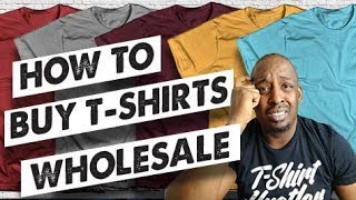 How and Where To Buy Tshirts Wholesale [upl. by Engedus169]