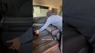 How to install mini seat to Nissan Serena C27 tutorial [upl. by Nirda]