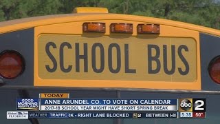 Anne Arundel County to vote on school year calendar [upl. by Herby988]