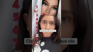 Classement faux cils shortvideo humour challenge jul makeup drole [upl. by Nnylimaj]