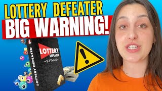 LOTTERY DEFEATER  🚨BIG WARNING🚨  Lottery Defeater Software Reviews  Lottery Defeater Program [upl. by Ilrahc]