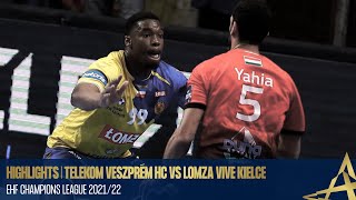 HIGHLIGHTS  Telekom Veszprém HC vs Lomza Vive Kielce  Round 13  EHF Champions League 202122 [upl. by God]