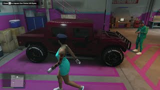 GTA V Salvage Yard Export Vehicle Selling the Mammoth Patriot Mil Spec [upl. by Ridinger335]