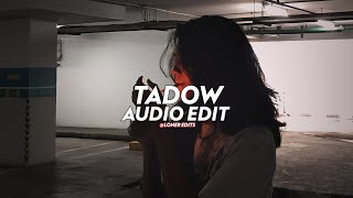 Tadow i saw her and she hit me like tadow  Masego amp FKJ edit audio [upl. by Anila24]