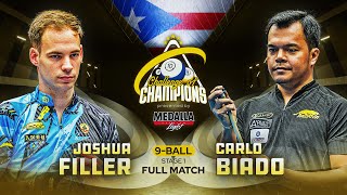 FILLER vs BIADO  9Ball Challenge of Champions [upl. by Florinda893]