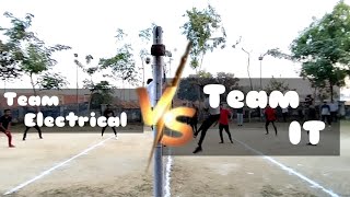 Information technology Vs Electrical Engineering  Interdepartment vollyball league recabn [upl. by Thomasin]