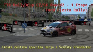 TTR Rally3Cup CZSK Round2  1 Etapa  Finská městská speciála a Švédský venkov bez sešrotování [upl. by Erich]