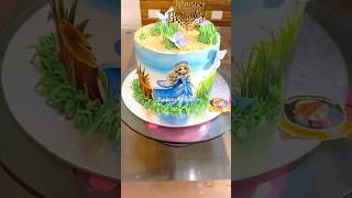 Photo Print Cake Tall cake cake cakeshorts shortvideo cakedesign shortsfeed simple variety [upl. by Nalyt825]