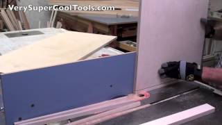 Tall Table Saw Fence Great For Vertical Cutting VerySuperCool Aluminum Extrusion Fence [upl. by Yemrots]