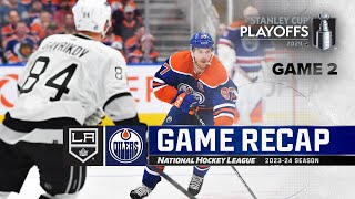 Gm 2 Kings  Oilers 424  NHL Highlights  2024 Stanley Cup Playoffs [upl. by Nylzaj564]