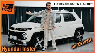 Hyundai Inster 2024 Endlich ein bezahlbares Elektroauto für 25000 Euro Review  Test  Preis [upl. by Atterrol20]