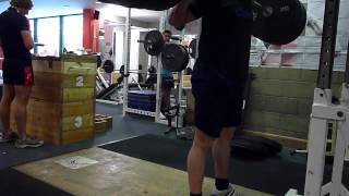 225kg ATG Squat 5x5 [upl. by Lewanna]