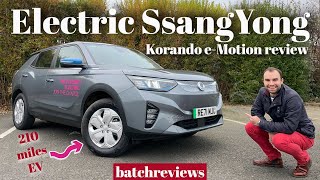 SsangYong Korando eMotion Electric review [upl. by Uok545]