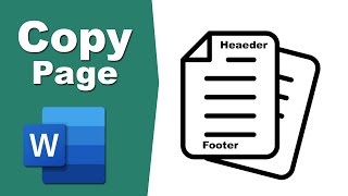 How to copy whole page in word including header and footer [upl. by Riker]