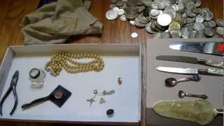 Silverpickers HUGE Garage Sale Haul Scrap Silver amp Gold Silver Coins Galore 16 Part 1 [upl. by Giacamo]