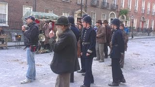 Matthew Macfadyen Behind the scenes of Ripper Street 22 May 2013 712 Dublin Ireland [upl. by Claresta]