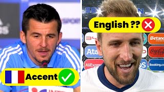 5 ENGLISH Players amp Managers with FOREIGN ACCENTS [upl. by Sivrad990]