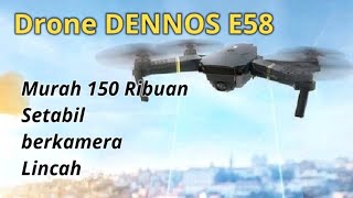 Drone Dennos E58 Murah Lincah mustofachenel8420 [upl. by Atarman]