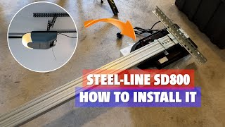 Installing SteelLine SD800 Garage Motor by a Professional [upl. by Yerrot]