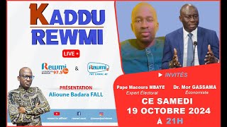 🔴 EN DIRECT  quotKADDU REWMIquot DU 19 OCTOBRE 2024 [upl. by Thaine]