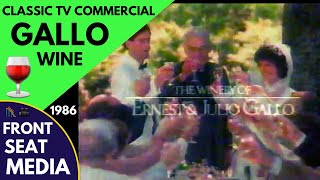 Ernest amp Julio Gallo Wine Classic TV Commercial 1986 [upl. by Nerita]