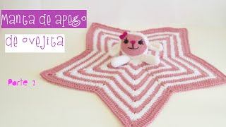 COMO TEJER MANTA DE APEGOSEGURIDAD CON BORREGUITA AMIGURUMI PARTE 1 [upl. by Wren]