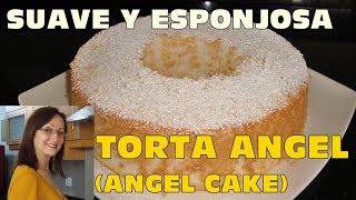 Torta Angel Angel Cake  La Repostería de Graciela Coca [upl. by Cesare594]