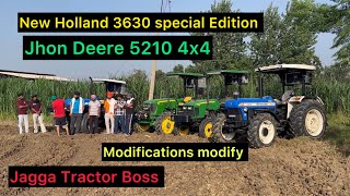 New Holland 3630 special Edition John Deere 5210 4x4 Engine Turbo Diesel pump modify modifications [upl. by Nosilla379]