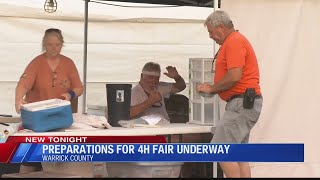 Preparations underway for Warrick County 4H Fair [upl. by Leihcey567]