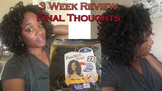 Ringlet Wand Curl Crochet Hair  3 Week Review [upl. by Eustacia]