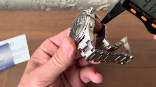 Seiko Speedtimer Solar SFJ003 unboxing [upl. by Ttirrem837]