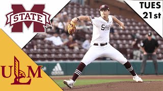 ULM vs Mississippi State Baseball Highlights  College Baseball Highlights 2023 [upl. by Gayle254]