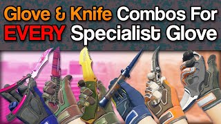 CS2 Glove Knife Combos For EVERY Specialist Glove [upl. by Savihc]