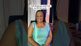 FULL GLAM IN 30 SECONDS krownkwis makeuptransformation lightskin youtubeshorts [upl. by Knick692]