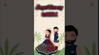 Digital card  wedding invitation video  Dil dayaan gallah viralvideo weddinginvitation [upl. by Stiruc]