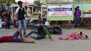 Promoting Awareness  RBActors Teams Impactful Street Play in Collaboration with Tamil Nadu Police [upl. by Eelitan360]