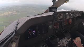 Approach into PIK PrestwickScotland ILS RWY 30 on 20JUN2019 [upl. by Ylatfen]