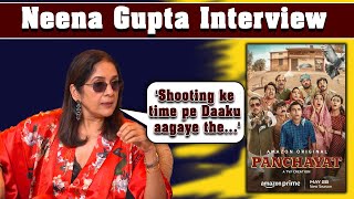 Neena Gupta Interview Reveals Dacoits had actually come during the shooting Panchayat 3 Interview [upl. by Katleen]