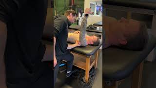 Latissimus Dorsi Pin and Stretch Manual Therapy for Physical Therapists [upl. by Kenna538]