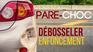 Comment débosseler un enfoncement du parechoc [upl. by Nniroc]