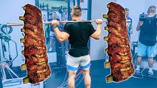 MY BUILDING PROGRAM  TRYING TX BBQ  LEG WORKOUT [upl. by Eirffej715]