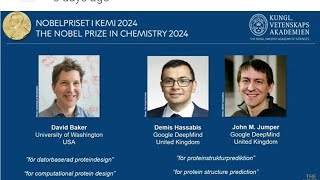 Nobel prize in Chemistry 2024 nobelprize viralvideo [upl. by Rigby]