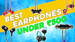 Top 5 Best Wired Earphones Under 500 in 2023 ⚡ Best Earphones Under 500 rs ⚡ Dec 2023 [upl. by Ayna857]