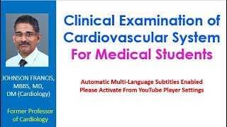 Clinical Examination of Cardiovascular System for Medical Students [upl. by Zoha]