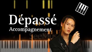 Dépassé  Nuit incolore Piano Accompagnement  tutorial arrangement music piano [upl. by Rangel]