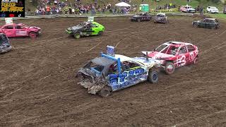 belfast ny mild 46 cyl fueledbyehaterz IndyCNC brokeboys WreckEm demolitionderby demoderby [upl. by Amery]