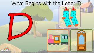 Learn About The Letter D  Preschool Activity  HooplaKidz [upl. by Nnomae]