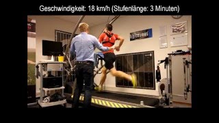 Leistungsdiagnostik Laktatstufentest auf dem Laufband  Dr Matthias Marquardt [upl. by Bremble629]