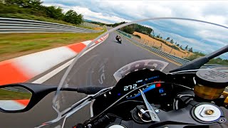 Nürburgring Nordschleife  M1000RR chasing ZX10R [upl. by Nyrmac]